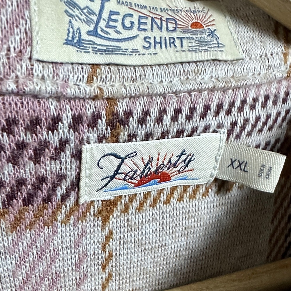 Faherty Legend™ Classic Sweater Shirt - Cranberry Haze XXL Button Down Classic. - Picture 7 of 11